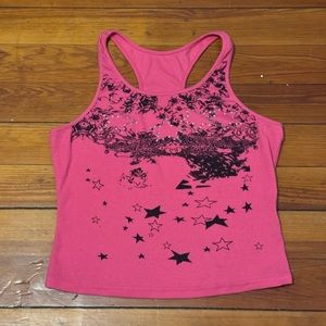 PINK TANK TOP Y2K